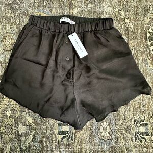 TAN • LINES by Sivan Ayla silk shortie